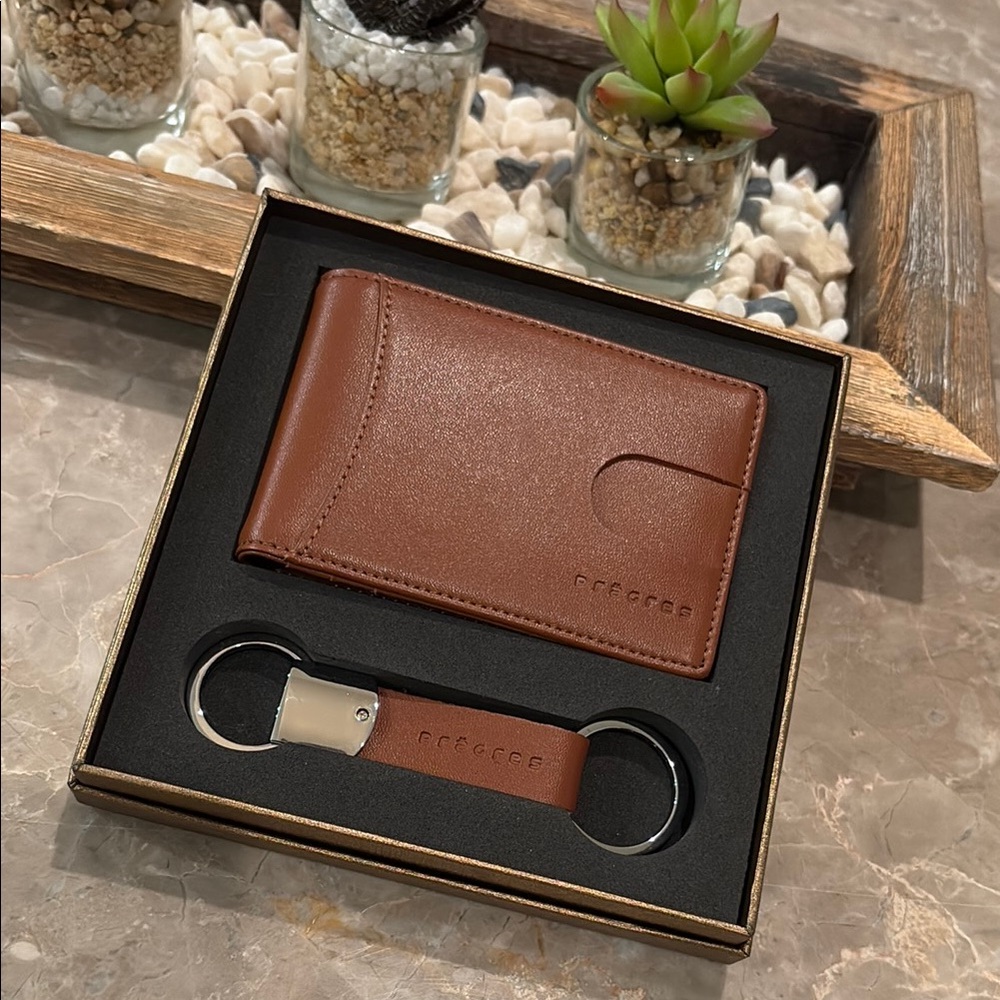 ✨Wallet, moneyclip and Keychain Set